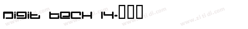 Digit Tech 14字体转换